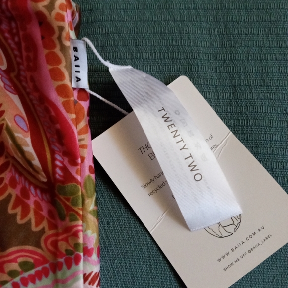 Baiia Barcelenoa Reversible Bikini Set Size US 18 NWT - Picture 9 of 9